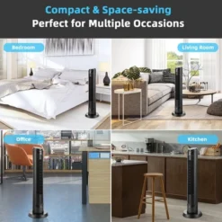 Costway 40''Tower Fan With Remote 75 Degree Oscillating Fan W/ 3 Wind Modes & 4 Wind Speeds -Costway GUEST 005855a9 ea5c 4cfe 85d5 fd164cf8b95f