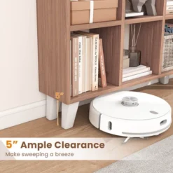 Costway 1 PCS 9-Cube Bookcase With 6 Removable Shelves Raised Support Feet For Living Room Brown/White -Costway GUEST 005d834f d31c 4e0e a223 304db9f178a8