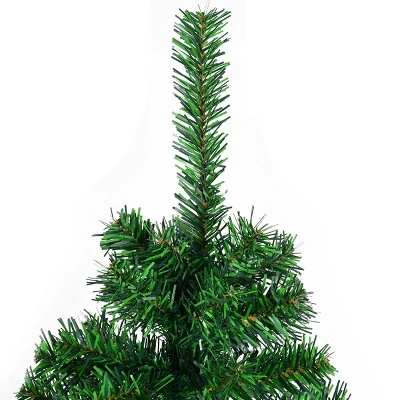 Costway 6FT/7.5FT/9FT PVC Christmas Tree Hinged Solid Metal Legs 8 Costway 6FT/7.5FT/9FT PVC Christmas Tree Hinged Solid Metal Legs - Image 6