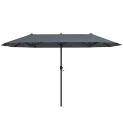 Costway 13 FT Large Patio Umbrella Outdoor Double-Sided Table Market Umbrella For Garden Beige/Brown/Gray/Navy/Orange/Wine -Costway GUEST 01ea7a09 2223 4a5d 92e6 0d6cf66c2297