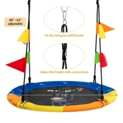 Costway 40'' Flying Saucer Tree Swing Indoor Outdoor Swing W/Hanging Straps Monkey 17 Costway 40'' Flying Saucer Tree Swing Indoor Outdoor Swing W/Hanging Straps Monkey -Costway GUEST 02c76f59 9c27 45d3 8d22 470f5dcabc4e
