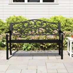 Costway 50" Porch Bench With Ergonomic Backrest & Armrests Floral Patterns Curved 14 Costway 50" Porch Bench With Ergonomic Backrest & Armrests Floral Patterns Curved -Costway GUEST 083be8fd dc8e 4943 ac37 f61683acee5b
