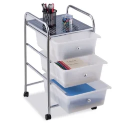 Costway 3 Drawers Metal Rolling Storage Cart Scrapbook Supply & Paper Home Office White 17 Costway 3 Drawers Metal Rolling Storage Cart Scrapbook Supply & Paper Home Office White -Costway GUEST 0947f784 d89a 429c a5f9 8466e1bb872f