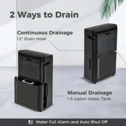 Costway 4500 Sq. Ft Dehumidifier For Basement With 4 Modes 3-Color Indicator 24H Timer 15 Costway 4500 Sq. Ft Dehumidifier For Basement With 4 Modes 3-Color Indicator 24H Timer -Costway GUEST 09739857 c3db 427a a40c 26ce9bfb1fd3