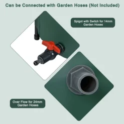 Costway 60 Gallon Portable Rain Barrel Collapsible Tank Water Collector Spigot Filter 16 Costway 60 Gallon Portable Rain Barrel Collapsible Tank Water Collector Spigot Filter -Costway GUEST 0a286cbe 164f 45f3 b20e 3ebb97a7be55