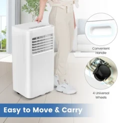 Costway 5000 BTU (8000 BTU ASHRAE) Portable Air Conditioner 3-in-1 AC Unit With Cool Dehum Fan Sleep Mode -Costway GUEST 0ac4f4f9 b897 49ed 8196 a714d8e419dc