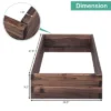 Costway Wooden Raised Garden Bed Kit - Elevated Planter Box For Growing Herbs Vegetable 2 Costway Wooden Raised Garden Bed Kit - Elevated Planter Box For Growing Herbs Vegetable -Costway GUEST 0c1e5dc5 3788 45a9 a2b5 36ed4bf17ff5