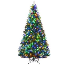 Costway 8Ft Pre-Lit Artificial Christmas Tree Hinged 750 LED Lights -Costway GUEST 0c38aafd e475 40bf 8828 ccc819544e2a