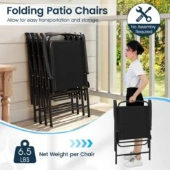 Costway 6 Pieces Patio Dining Set With Umbrella Outdoor Table And Chairs Set For Garden -Costway GUEST 0e6a2e14 c555 4150 ab20 fb4307650f8c