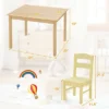 Costway Kids 5 Piece Table Chair Set Pine Wood Multicolor Children Play Room Furniture -Costway GUEST 0fbf8b99 3488 4d50 a772 3b10c55f17d8