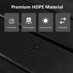 Costway HDPE Patio Adirondack Chair & Folding Footrest Set All-Weather Outdoor WhiteBlackGreyTurquoise -Costway GUEST 12e4c4d4 45fd 4ea4 b947 6a4a4db25a85