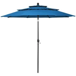 Costway 10ft 3 Tier Patio Market Umbrella Aluminum Sunshade Shelter Double Vented -Costway GUEST 13d1ec79 4938 4270 83f0 2fbab0fdf4db
