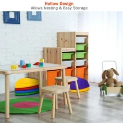 Costway 11pcs Kids Balance Stepping Stones W/ Non-Slip Bottom Indoor & Outdoor Toy -Costway GUEST 143b0b7c d4b3 4de8 b590 6900c95bc233