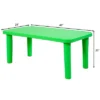 Costway Kids Portable Plastic Table Learn And Play Activity School Home Furniture Green -Costway GUEST 15717c0b 619b 4e3d 9c1f b350ec05a3e7
