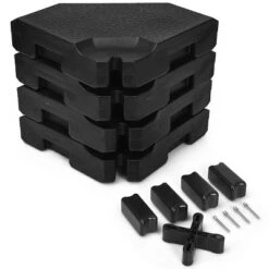 Costway 4PCS Patio Cantilever Offset Umbrella Weights Base Plate Set -Costway GUEST 1602aba9 c3fd 4dbc a720 ff77a34f5988