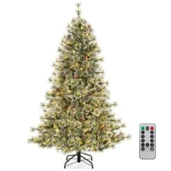 Costway 6/7.5/9 FT Artificial Christmas Tree With 360° Quick Power Connector 598/1086/1714 Pine Needles -Costway GUEST 1702a281 f881 4f9f ad8f 7d88d9fd40ed