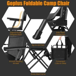 Costway Swivel Hunting Chair Foldable Mesh Chair W/ Armrests For Outdoor Activities 19 Costway Swivel Hunting Chair Foldable Mesh Chair W/ Armrests For Outdoor Activities -Costway GUEST 17ad92c6 386a 4fd2 a127 bb1ee5d6f336