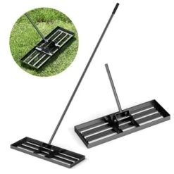 Costway Lawn Leveling Rake 30" X 10" Heavy Duty Level Lawn Tool For Garden Backyard/Lawn Green/Black/Silver -Costway GUEST 18da1479 9c50 4eb6 ae43 e37bc31af396