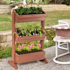 3-Tier Raised Garden Bed Vertical Freestanding Elevated Planter Patio Balcony 17 3-Tier Raised Garden Bed Vertical Freestanding Elevated Planter Patio Balcony -Costway GUEST 1a4c5164 f0b5 49d5 b64a 60e3200f5641