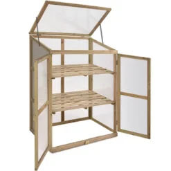 Costway Garden Portable Wooden GreenHouse Cold Frame Raised Plants Shelves Protection -Costway GUEST 1a69333b 24f8 4e99 b9ae 587cf51f8236