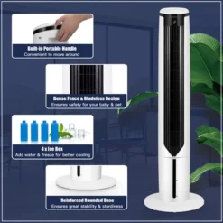 Costway 3-In-1 Evaporative Air Cooler 41'' Portable Tower Fan Humidifier 14 Costway 3-In-1 Evaporative Air Cooler 41'' Portable Tower Fan Humidifier -Costway GUEST 1a91aa7a 642c 4bc5 8ba1 156b1f8f6332