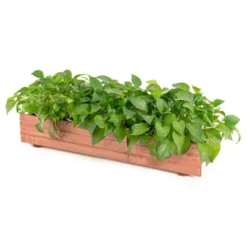 28/36/40 Inch Wooden Flower Planter Box Garden Yard Decorative Window Box Rectangular -Costway GUEST 1c8f4d60 ecb1 41b2 b0cc ea95eb9dbc0c