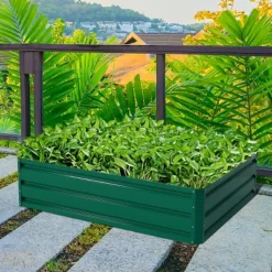 Costway 40x32 Inch Patio Raised Garden Bed Vegetable Flower Plant Dark Green New -Costway GUEST 1ecea9a3 2e1a 40c0 b4bf 4851699b56a3
