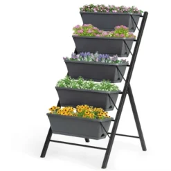 Costway 4 Ft Vertical Raised Garden Bed 5-Tier Planter Box For Patio Balcony Flower Herb -Costway GUEST 21379eed 376d 4a4c 8ff8 12945beb45aa