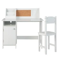 Costway Kids Desk And Chair Set Study Writing Workstation With Bookshelf & Bulletin Board 19 Costway Kids Desk And Chair Set Study Writing Workstation With Bookshelf & Bulletin Board -Costway GUEST 23aee227 5ec0 41eb 8d08 3fcba9eab833