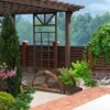 Costway 3.3FT Garden Bridge Classic Arc Wooden Bridge Decorative Garden Landscape 2 Costway 3.3FT Garden Bridge Classic Arc Wooden Bridge Decorative Garden Landscape -Costway GUEST 23eae956 5551 4a64 80b8 f474b133a1a6