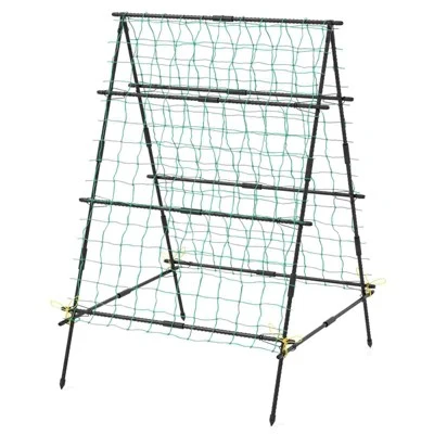 Costway Cucumber Trellis For Plant Climbing Foldable Garden Tunnel Trellis With Plastic Coated Tube 11 Costway Cucumber Trellis For Plant Climbing Foldable Garden Tunnel Trellis With Plastic Coated Tube - Image 9