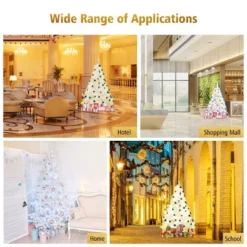 Costway 6/7.5/9Ft Hinged Artificial Christmas Tree Premium Pine Tree -Costway GUEST 277a58ae e47a 4c71 9257 aae536732e76