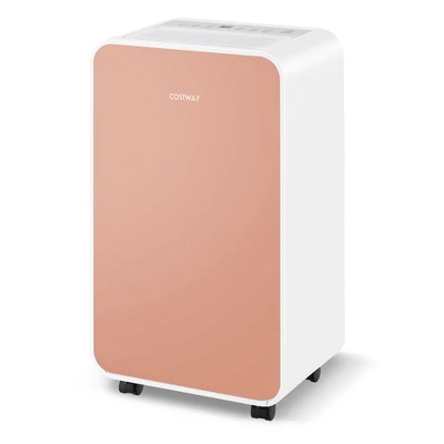 Costway Dehumidifier For Home Basement 32 Pints/Day 3 Modes Portable Up To 2500 Sq. Ft Blue/Pink/Yellow 13 Costway Dehumidifier For Home Basement 32 Pints/Day 3 Modes Portable Up To 2500 Sq. Ft Blue/Pink/Yellow - Image 11