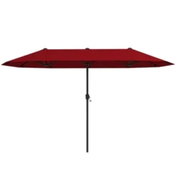 Costway 13 FT Large Patio Umbrella Outdoor Double-Sided Table Market Umbrella For Garden Beige/Brown/Gray/Navy/Orange/Wine -Costway GUEST 2a4d8983 226d 4fbe 8b4d 94974b4e2172