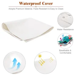 Costway 2-Person Patio Rattan Chair Recliner Adjustable Cushioned W/Wheel -Costway GUEST 2a75b7b9 32f9 4b47 acfb 709b9f7c7963