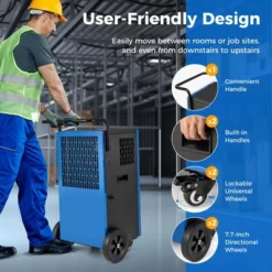 Costway 215-Pint Portable Commercial Dehumidifier With Drain Hose 24H Timer 8,000 Sq. Ft Coverage Area -Costway GUEST 2aa7a9f0 cddd 4c7d a41f 5623fd2bcdb2