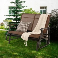 Costway 2-Person Patio Swing Glider Bench Loveseat Rocking Chair High Back Deck -Costway GUEST 2bfd0fcb fccb 4672 b07d 33e5ecb924d2