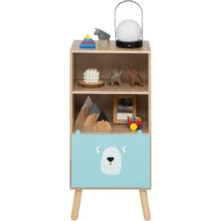 Costway Kids Bookcase Toy Storage Organizer Children Storage Cabinet With 3 Slide Drawers 4 Cubes Wooden Bookshelf For Toddlers Classroom -Costway GUEST 2f668ae2 c6b3 4892 8238 9aa2479c71ee