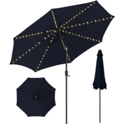 Costway 10 FT 112 LED Solar-Lighted Patio Table Market Umbrella Crank Tilt Outdoor Beige/Coffee/Navy/Wine 26 Costway 10 FT 112 LED Solar-Lighted Patio Table Market Umbrella Crank Tilt Outdoor Beige/Coffee/Navy/Wine -Costway GUEST 30748937 f8f2 4fe6 8af5 254f658c98fb