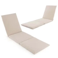 Costway 1/2 PCS Outdoor Chaise Lounge Cushion With Hook & Loop Fastener Fixing Straps Patio -Costway GUEST 30d1f405 6209 4dd2 8be3 9f4446261d31