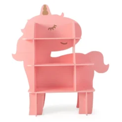 Costway Unicorn Bookcase For Kids 3-Tier Toy Storage Organizer With Open Storage Shelves -Costway GUEST 326e97fa b688 404c a76f e2028cf23230