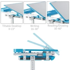 Costway Height Adjustable Children's Desk Chair Set Multifunctional Study Drawing -Costway GUEST 3463cfb3 14d3 473a a742 4c5722b7d9f3