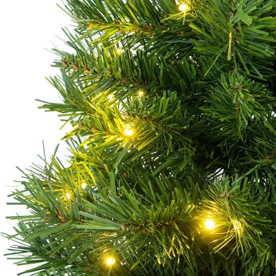 Costway 2 FT Pre-Lit Tabletop Fir Artifical Christmas Tree Led Lights 8 Costway 2 FT Pre-Lit Tabletop Fir Artifical Christmas Tree Led Lights - Image 6