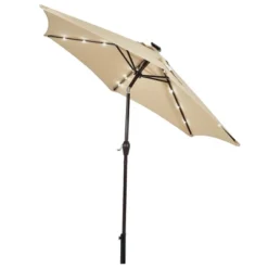 Costway 9' Solar LED Lighted Patio Market Umbrella Tilt Adjustment Crank Lift 21 Costway 9' Solar LED Lighted Patio Market Umbrella Tilt Adjustment Crank Lift -Costway GUEST 36ac5b50 02fa 4b9c a0d4 1f0adc1a705d