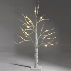 Costway 2ft/ 4ft/ 5ft/ 6ft Pre-lit White Twig Birch Tree For Christmas Holiday W/ LED Lights -Costway GUEST 36c67086 4a64 4cb8 ae4c 7202032bbc19