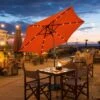 Costway 9FT Patio Solar Umbrella LED Steel Tilt With Crank -Costway GUEST 36d298e9 7787 4a57 bdda 9ab8b06f780b