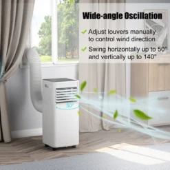 Costway 8000 BTU ASHRAE Portable Air Conditioner 3-in-1 Air Cooler W/Dehumidifier & Fan Mode -Costway GUEST 37b2c4e8 06dc 422c 999e e8757fe085ee