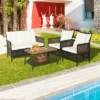 Costway 8PCS Patio Rattan Furniture Set Cushioned Chairs Wood Table Top W/Shelf -Costway GUEST 37fbe6b0 7b9e 43f2 a38f fa183c0e6108