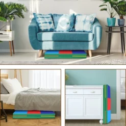 Costway 58'' Toddler Foam Play Mat Baby Folding Activity Floor Mat Home School Daycare -Costway GUEST 3836e8f1 960f 4fbe 9ce1 8ce5a09c54a7