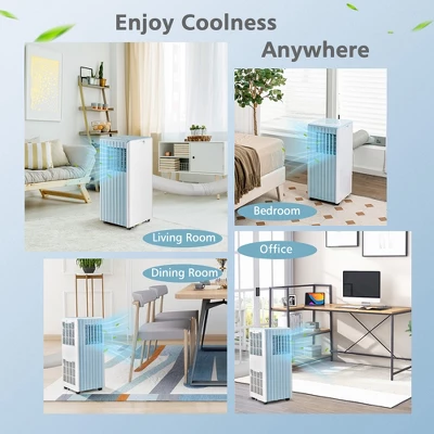 Costway 7100 BTU (10000 BTU ASHARE) Portable Air Conditioner 3-in-1 AC Unit With Cool Dehum Fan Sleep Mode 9 Costway 7100 BTU (10000 BTU ASHARE) Portable Air Conditioner 3-in-1 AC Unit With Cool Dehum Fan Sleep Mode - Image 7